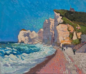 Etretat partvidéki sziklái alkotó: Alexander Shandor