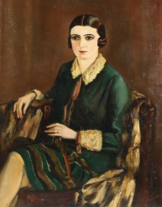 Brik Lilya portréja 1891-1978, 1921 alkotó: Alexander Silins