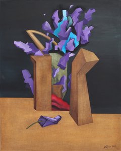 Lila geometrikus robbanás