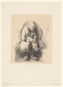 Thomas Peters portréja Thomas Peters. 112 éves (cím a tárgyon)
