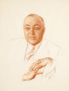 Borisz Alekszandrovics Bahmeteff portréja 1880-1951, 1935