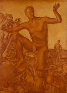 Fjodor Shalyapin énekes portréja 1873-1938, 1917