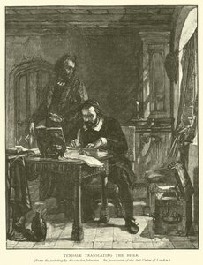 Tyndale a Bibliát fordítja alkotó: Alexander after Johnston