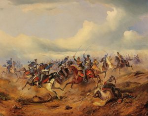 Jelenet az 1848-1849-es magyar forradalomból, c. 1850.