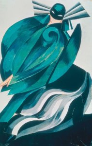 A 3. női maszk figurája alkotó: Alexandra Alexandrowna Exter