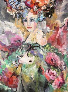 Éteri virágportré alkotó: Alexandra Higgins