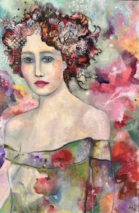 Nyugodt virágportré alkotó: Alexandra Higgins