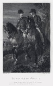 A Javotte titka (metszet) alkotó: Alexandre (after) Bida