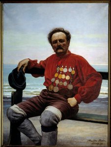Onesime Frebourg megmentő portréja (1853-1923) Alexander Bertin (? -1930) festménye 1901 Fecamp, Newfoundland Múzeum alkotó: Alexandre Bertin