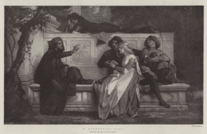 Firenzei költő alkotó: Alexandre Cabanel