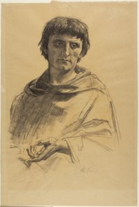 Központi figura, tanulmány Szent Lajos francia király életéhez alkotó: Alexandre Cabanel