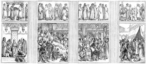 Festmény a Pantheon bal oldali kereszthajójában, Párizs, 1880-1882. alkotó: Alexandre Cabanel