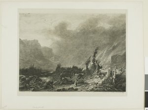 alpesi táj alkotó: Alexandre Calame