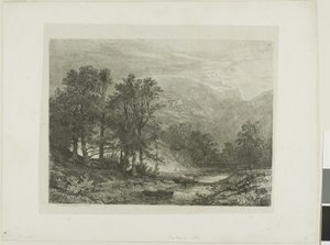 Alpesi táj alkotó: Alexandre Calame