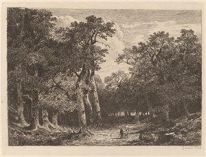Pár a tisztáson alkotó: Alexandre Calame