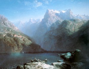 Német: Der Vierwaldstättersee (Symphonie en bleu)
