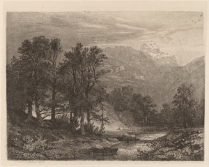 Hegyi patak alkotó: Alexandre Calame