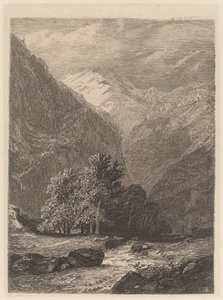 Hegyi patak alkotó: Alexandre Calame