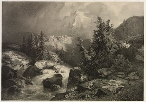 Vihar az Alpokban alkotó: Alexandre Calame