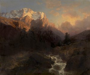 A Wetterhorn alkotó: Alexandre Calame