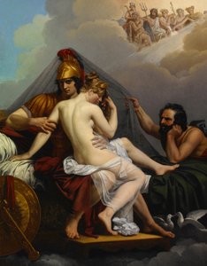 A Mars és a Vénusz meglepődött a Vulkánon alkotó: Alexandre Charles Guillemot