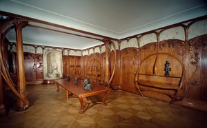 Alexandre Charpentier (1856 - 1909) Alexandre Bigot közreműködésével; Salle a jászol 1901 körül; Párizs, Musee d