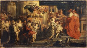 Medici Mária koronázása, május 13. alkotó: Alexandre Colin
