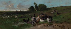 Animated landscape of chickens alkotó: Alexandre Defaux
