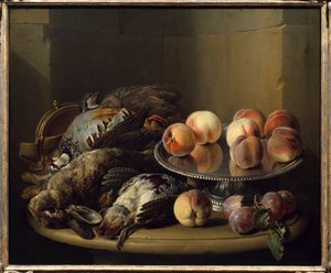 Francois Desportes (1661-1743) csendélet, játék és tűk festménye, 18. századi Párizs, dekoratív művészetek alkotó: Alexandre Francois Desportes