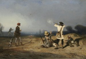 Madárvadászat, 1830 alkotó: Alexandre Gabriel Decamps