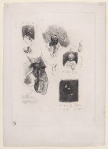 Vázlatok levele, 1833-38. alkotó: Alexandre Gabriel Decamps