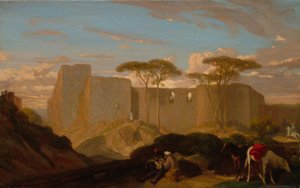 Az irgalmas szamaritánus, 1842 körül (olaj, szövet) alkotó: Alexandre Gabriel Decamps
