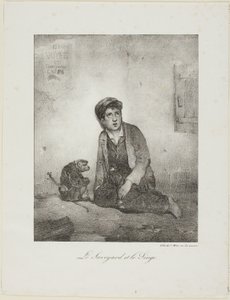 A Savoyard és a majom alkotó: Alexandre Gabriel Decamps