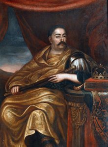III. Sobieski János (1629-1696) lengyel király portréja"" 17. század - III. Sobieski János (1629-1696), lengyel király és Litvánia nagyhercegének portréja - Tricius, Jan (kb. 1620-kb. 1692) - - Olaj, vászon - 162x114 cm - Wilanow Palota Múzeum alkotó: Alexandre Jan Tricius