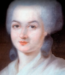 Olympe de Gouges portréjának részlete (Részlet) (Marie Gouze, Olympe de Gouges néven)