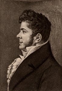 Stendhal francia regényíró portréja (litográfia) alkotó: Alexandre Marie Longuet