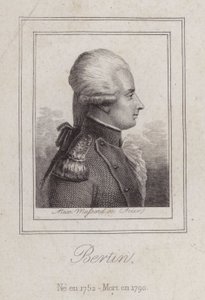 Antoine de Bertin francia költő (metszet) alkotó: Alexandre Massard