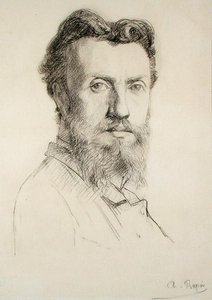 Önarckép (ceruza papíron) alkotó: Alexandre Rapin