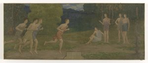 A Montreuil-sous-Bois-i városháza házasságkötő termének vázlata: Ephebes-ek