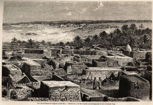 Kilátás a Tougourt (Oued Rir) teraszaira
