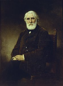 Ivan S. Turgenev szerző portréja 1818-1883, 1875 alkotó: Alexei Alexeyevich Harlamov