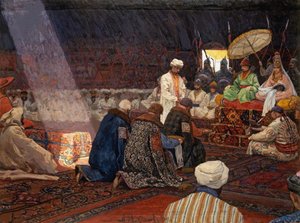 Az Arany Hordában, 1907 alkotó: Alexei Fedotovich Maximov