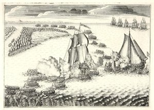 Az 1720-as évek 1703. május 18-i csata a Néva torkolatánál