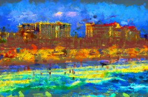 Strand,2020,(vegyes technika)
