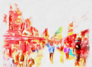 Sity walk,2020,(vegyes technika)