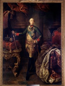 III. Péter portréja (1728-1762) Alekszej Antropov (1716-1795) festménye 18. század. Szentpétervár. Ermitázs Múzeum