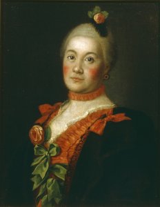 Tatyana Alekszejevna Trubetszkaja grófnő portréja, 1761 alkotó: Alexei Petrovich Antropov