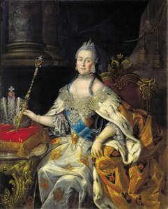 II. Katalin császárné portréja 1729-1796, 1766.