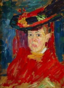 Marianne von Werefkin portréja. 1906 körül alkotó: Alexej von Jawlensky