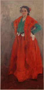 Helene spanyol jelmezben alkotó: Alexej von Jawlensky